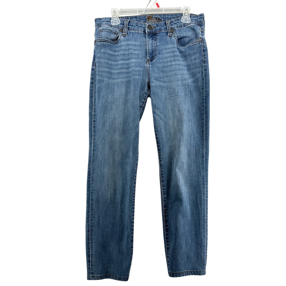 KUT from the Kloth Crop Jeans‎ Denim Blue Wash Casual Comfort Size 6